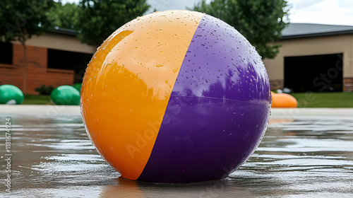 Giant Inflatable Ball Rests...