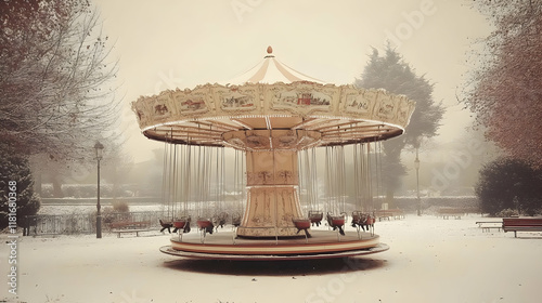 Carousel Stands Still in Sn...