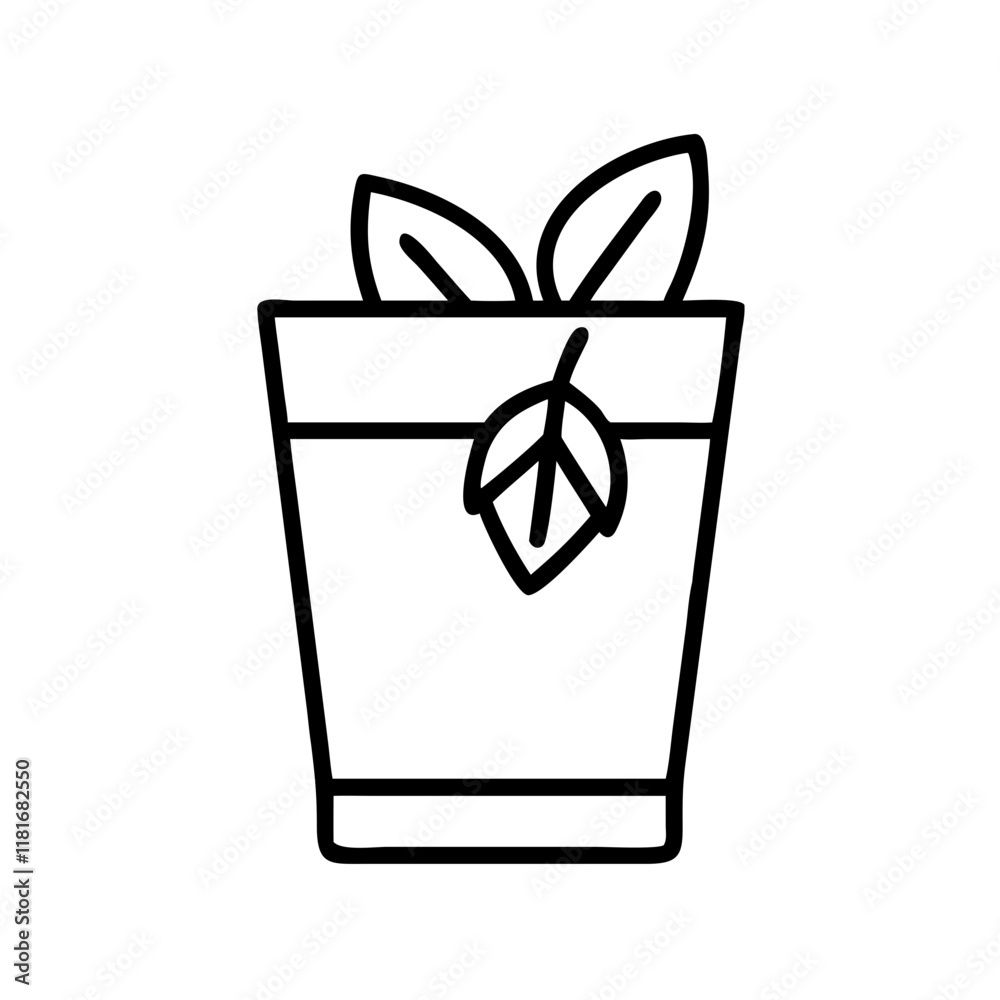 mint julep icon, drinks line art, drinks vector - simple black line art icon of mint julep perfect for logos, and drinks-themed designs. mint julep icon, drinks line art, drinks vector - simple black line art icon of mint julep perfect for logos, and drinks-themed designs.