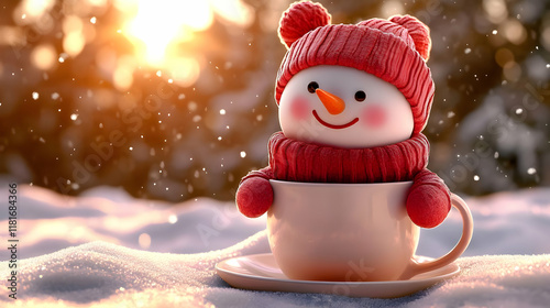 Snowman in a Teacup Enjoys ...