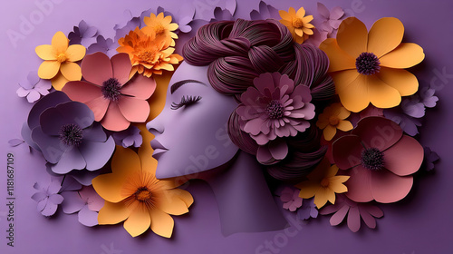 Paper Flowers Adorn a Seren...