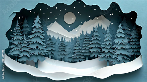 Winter Wonderland Paper Art...