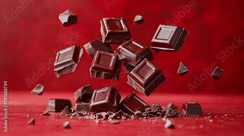Dark Chocolate Pieces Falli...