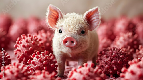 Piglet Encounters Virus Cel...