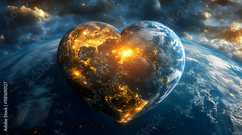 Earth Forms a Heart: A Cosm...