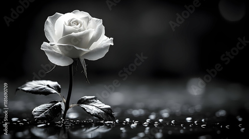 White Rose Blooms Beautiful...