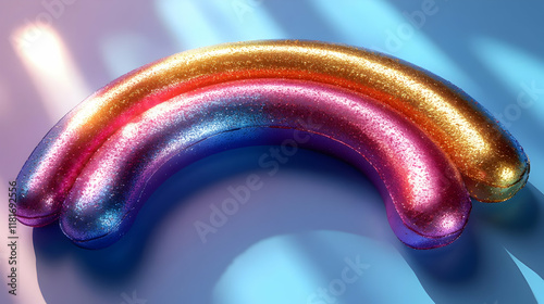 Rainbow Colors Glitter Spar...