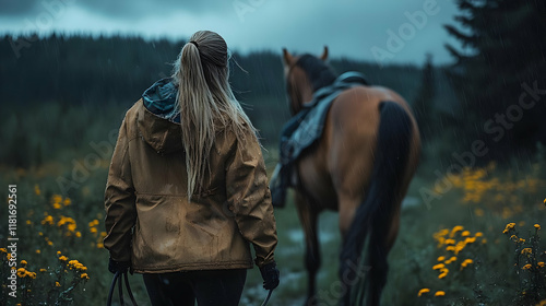 Horseback Riding in the Rai...