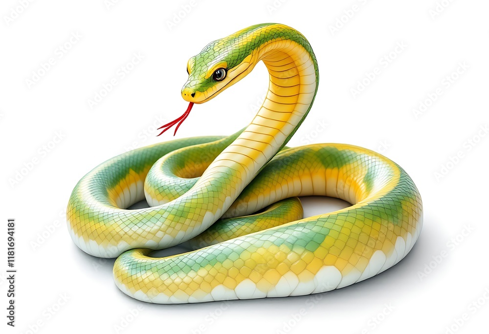 Fototapeta premium snake in the air