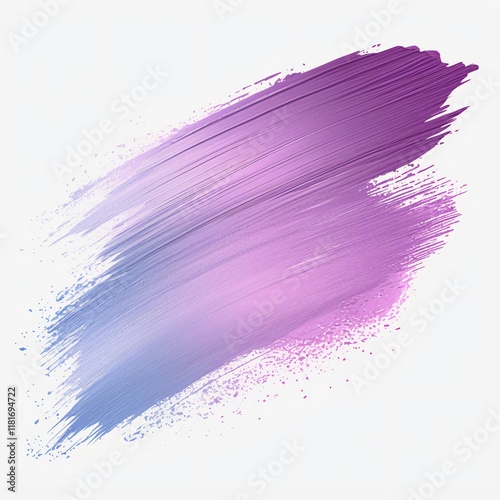 Abstract Purple and Blue Paint Brush Stroke Texture Background Artistic Swirl Design Element