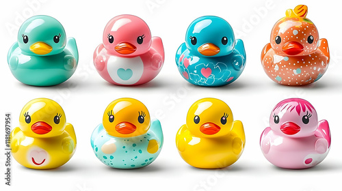 Colorful Rubber Ducks Showc...