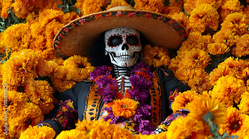 Skeleton Doll Rests Peacefu...