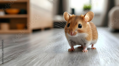 Small Mouse Explores Lamina...