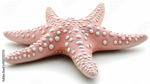 Pink Starfish Sits Beautifu...