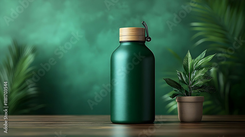 Green Reusable Bottle Stand...