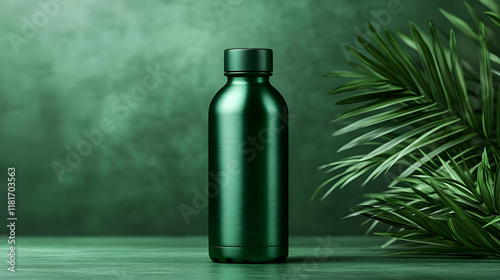 Green Reusable Water Bottle...