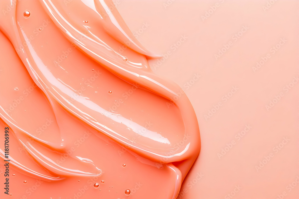 Peach Abstract Gel Background Illustration Peach Abstract Gel Background Illustration
