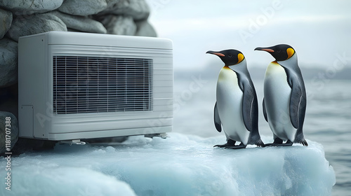 Penguins Observe Air Condit...