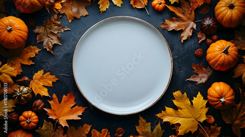 Autumn Table Setting Decor ...