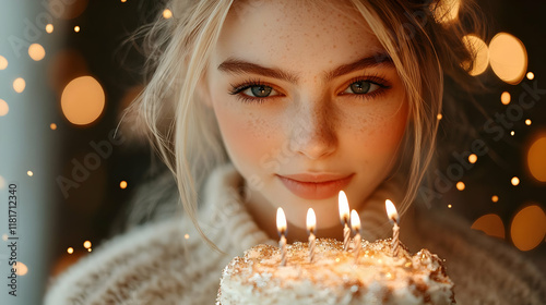 Birthday Cake with Candles ...