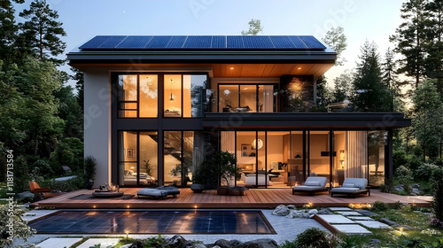 Modern Home Showcases Solar...