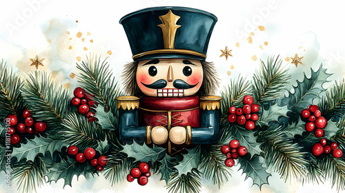 Nutcracker Stands Guard wit...