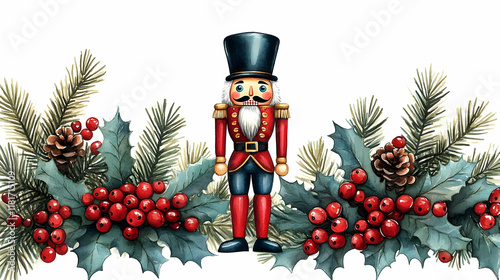 Nutcracker Decorates with H...
