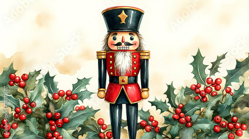 Nutcracker Stands Guard wit...