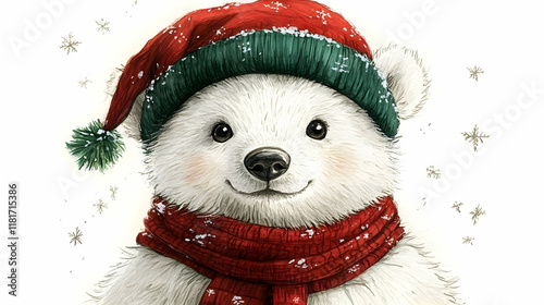 Polar Bear Cub Wears Winter...