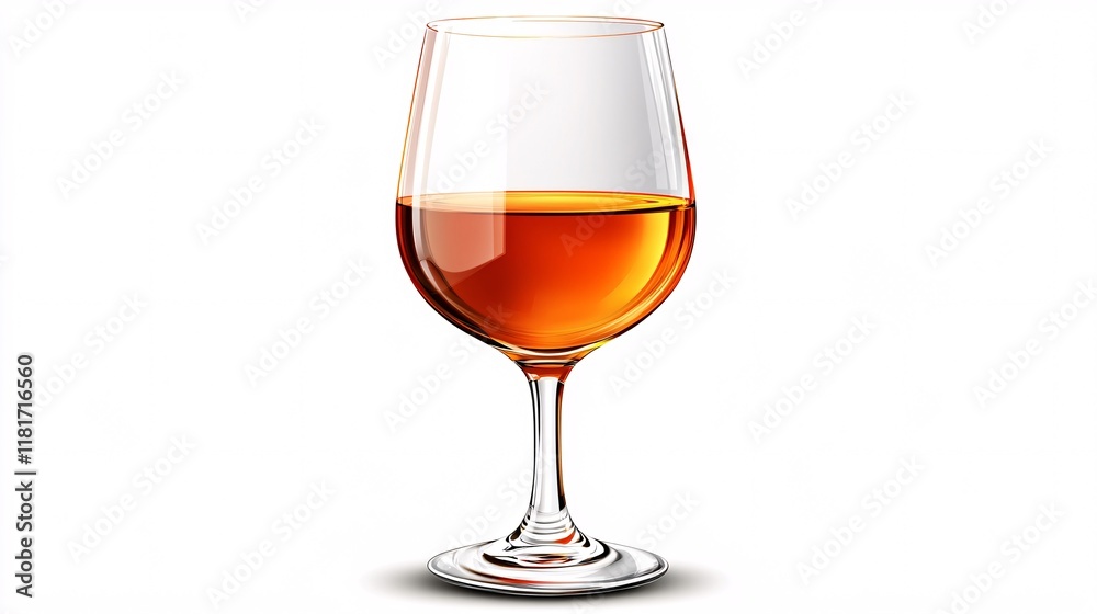 An elegant glass of amber liquid, showcasing its rich hue and clarity against a minimalist background. An elegant glass of amber liquid, showcasing its rich hue and clarity against a minimalist background.