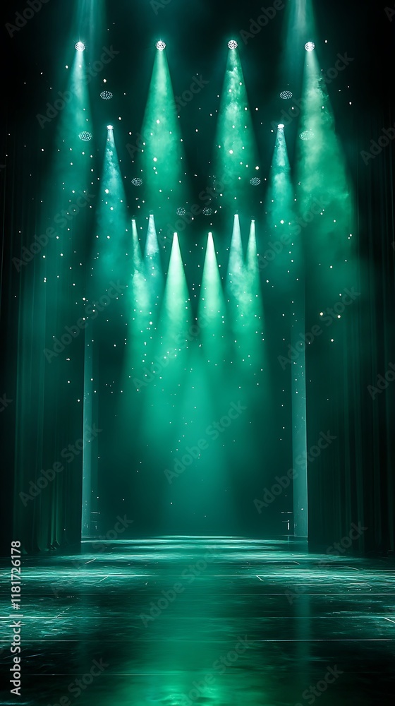 custom made wallpaper toronto digitalgreen stage background smoky lights high resolution hd image