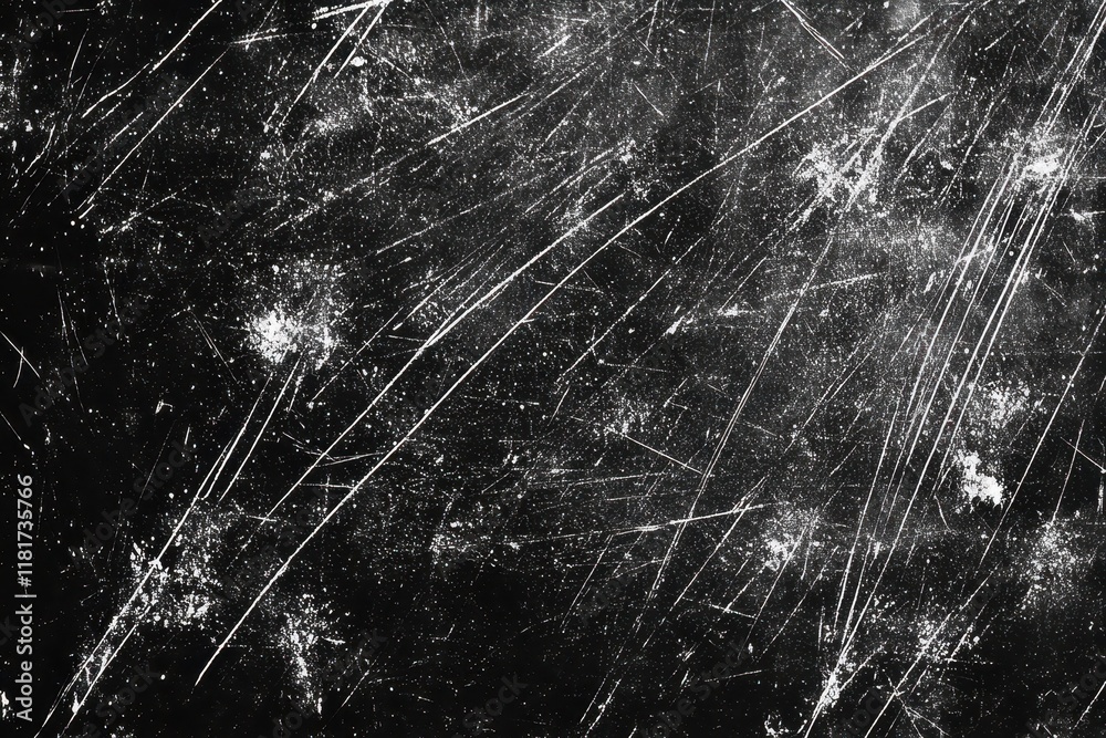 Textures of chaos reveal hidden stories in the darkness of a scratched surface Textures of chaos reveal hidden stories in the darkness of a scratched surface
