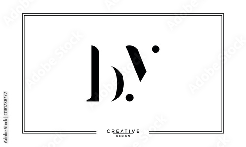 BY, YB, B, Y, Abstract Letters Logo Monogram