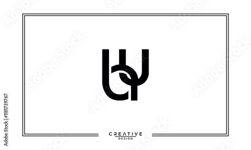 BY, YB, B, Y, Abstract Letters Logo Monogram