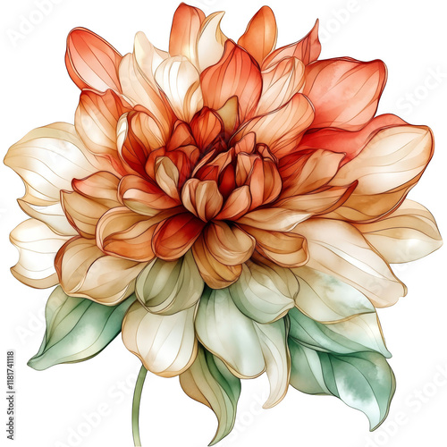 Elegant floral art botanical illustration studio serene atmosphere close-up nature's beauty