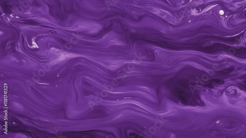 Stunning Purple Abstract Fluid Art Background