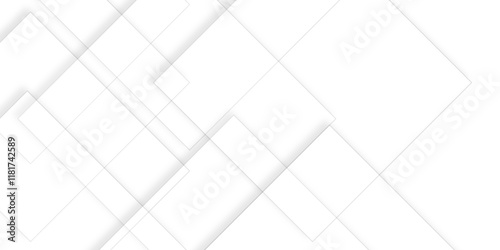 Abstract background with lines White background with diamond and triangle shapes layered in modern abstract pattern design Space design concept Suit for business, corporate, institution presentation.	