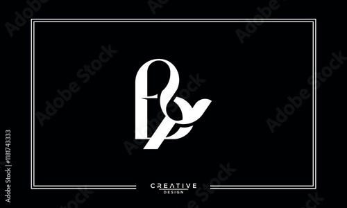 BY, YB, B, Y, Abstract Letters Logo Monogram