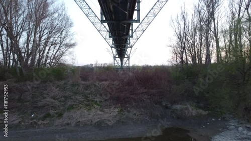 Infrastructure bridge from underneath
