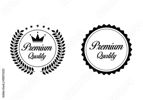 Premium Quality Badge Illustration, Perfect for Branding, Packaging, and Product Labeling Designs