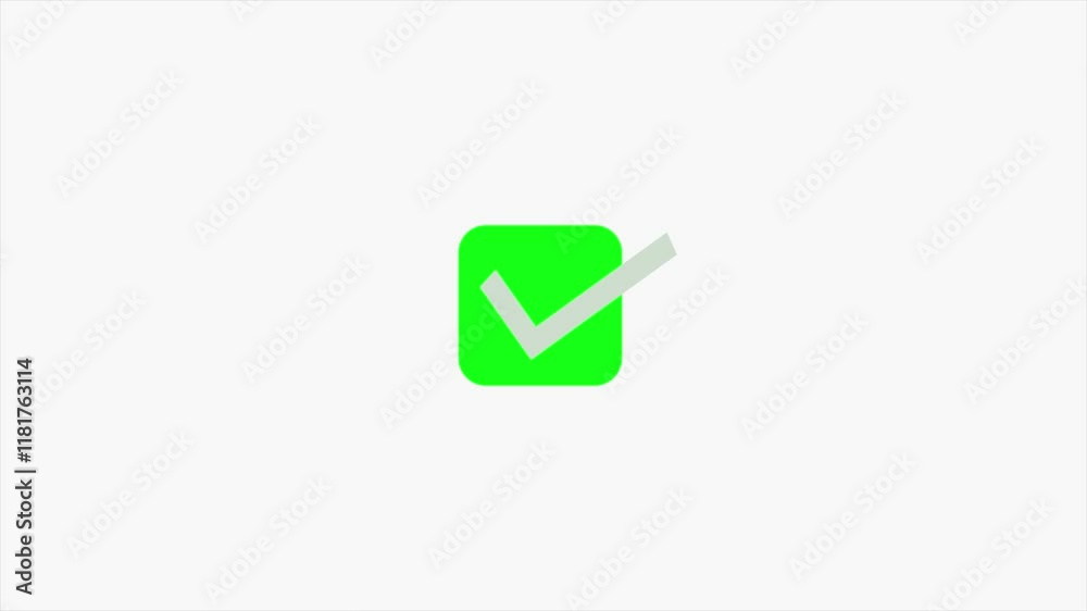 Tick and cross checkmark icon. Check mark and  mark icon green design. Yes and no buttons.