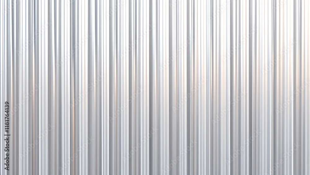 Abstract background with reeded glass effect, 3d render
