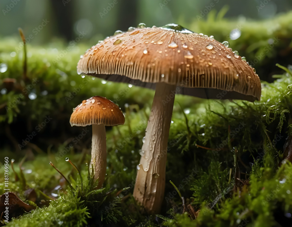 Photo of mushrooms shaped like umbrellas growing well in nature
Photo of mushrooms shaped like umbrellas growing well in nature