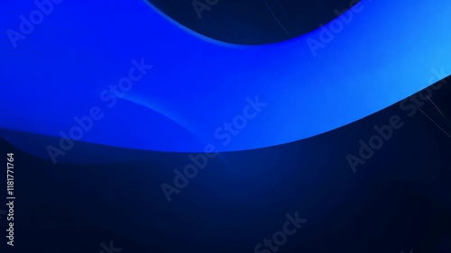 Blue Abstract Shapes with Motion Lines Background