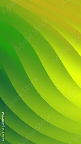  green yellow background, abstract gradient shape moving animated backgrounds with line digital rendering vertical video
