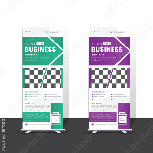 Corporate Roll Up Banner Design Template