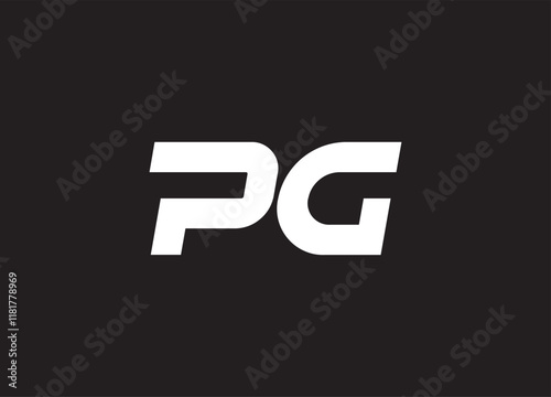 PG letter logo and initial logo design