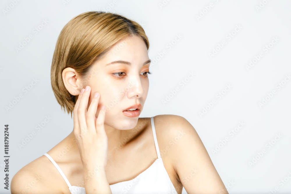 女性 美容 スキンケア 化粧イメージ 女性 美容 スキンケア 化粧イメージ