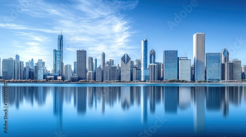 Stunning Chicago Skyline Reflection: A Cityscape Masterpiece