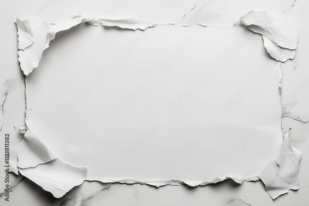 Fotografie Monochrome Layered Design on Marble Background